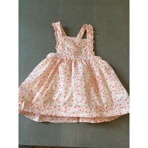 Marie Chantal Pink Pinafore 18/24 EUC
